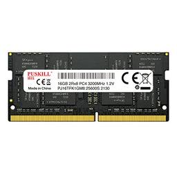 PUSKILL Memória para notebook RAM DDR4 16GB 3200MHZ 1.2V 260Pin Memória de 16GB