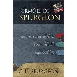 Box 2 - Sermões de Spurgeon - 3 Livros: Três livros da coleção:ParábolasSermão do MonteA segunda vinda de Cristo